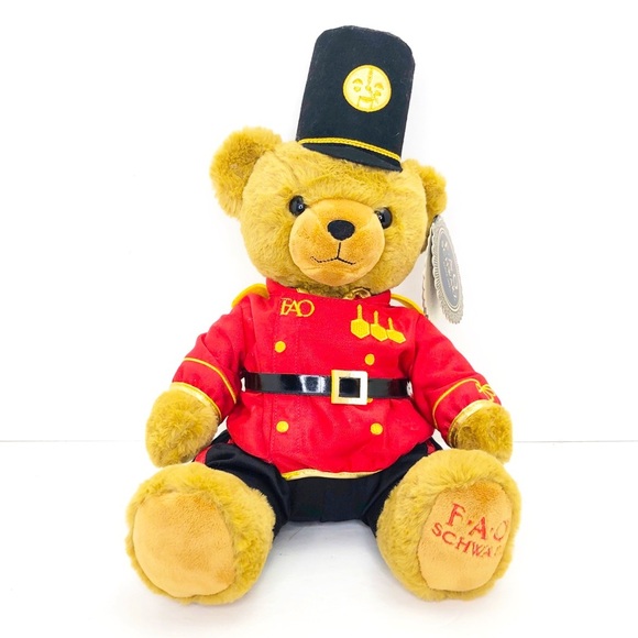 FAO Schwarz toy soldier plush Teddy Bear - Picture 7 of 8